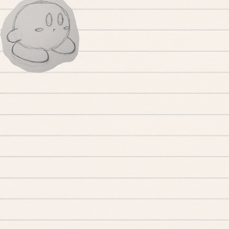 Drawing Idle Kirby